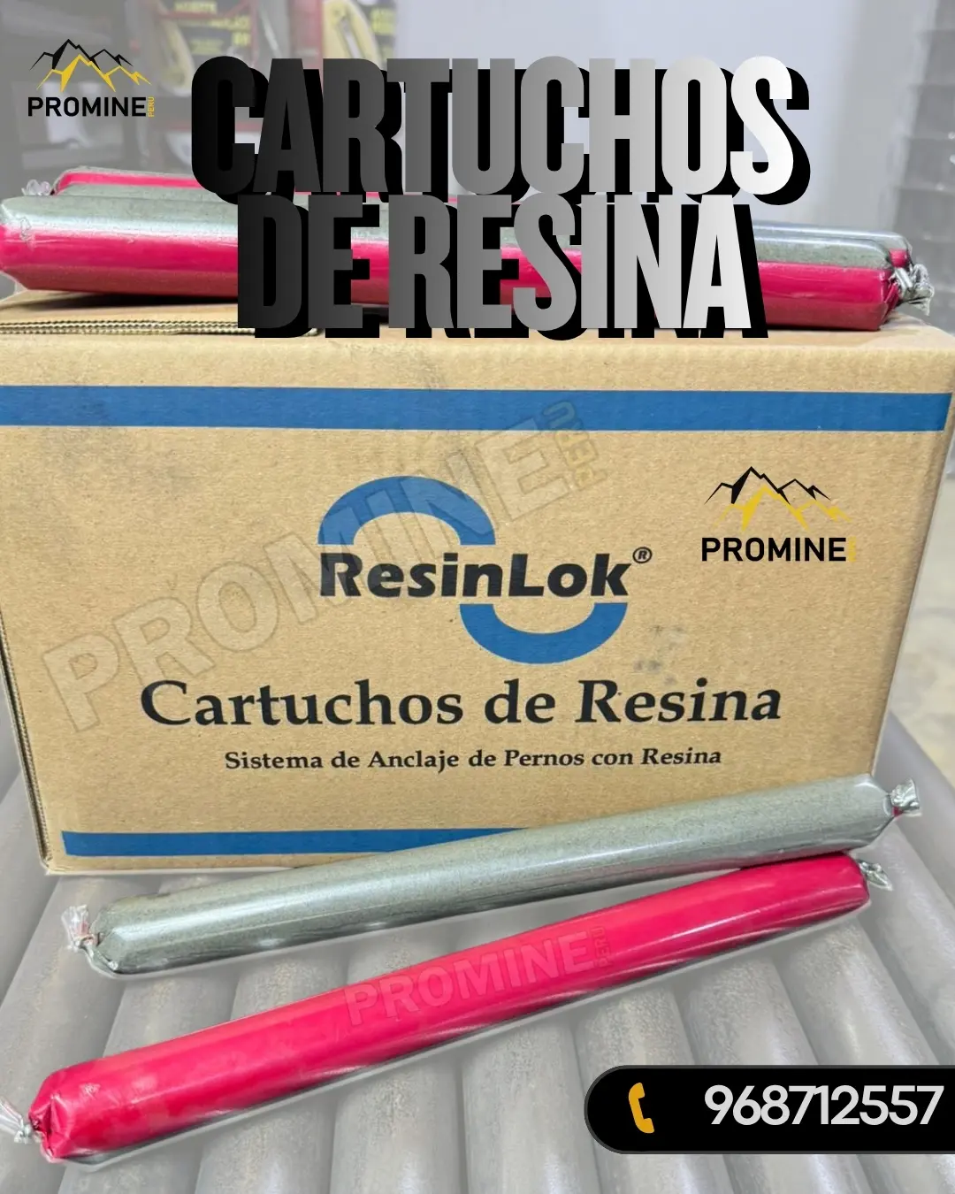 CARTUCHOS PARA PERNOS PRODUCTO MINERO