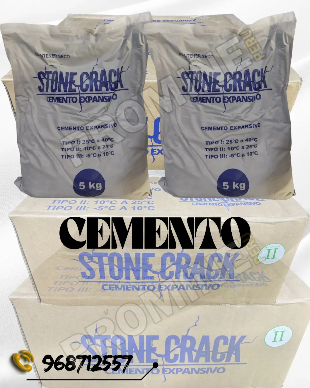 CEMENTO EXPANSIVO RUPTURA DE ROCAS