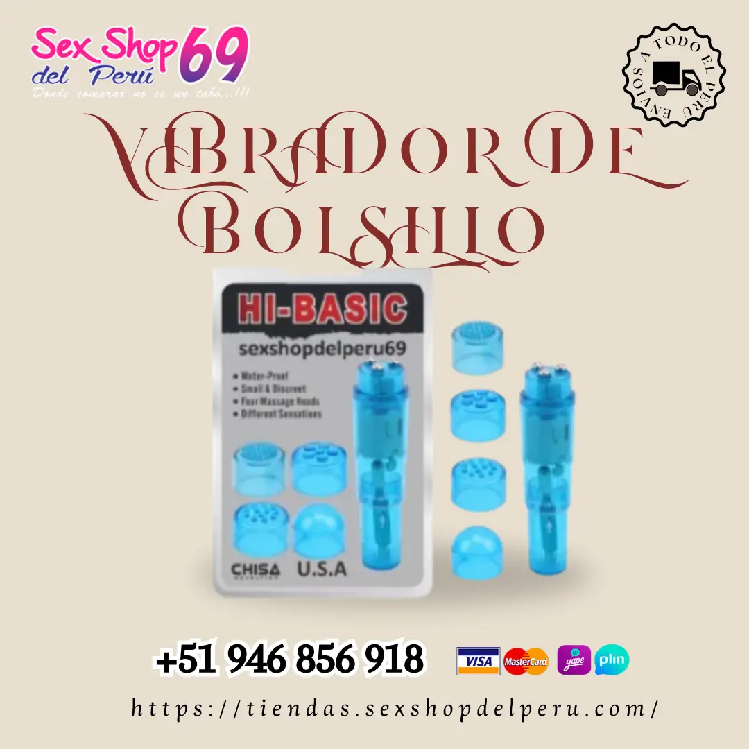 VIBRADOR DE BOLSILLO . 946 856 918