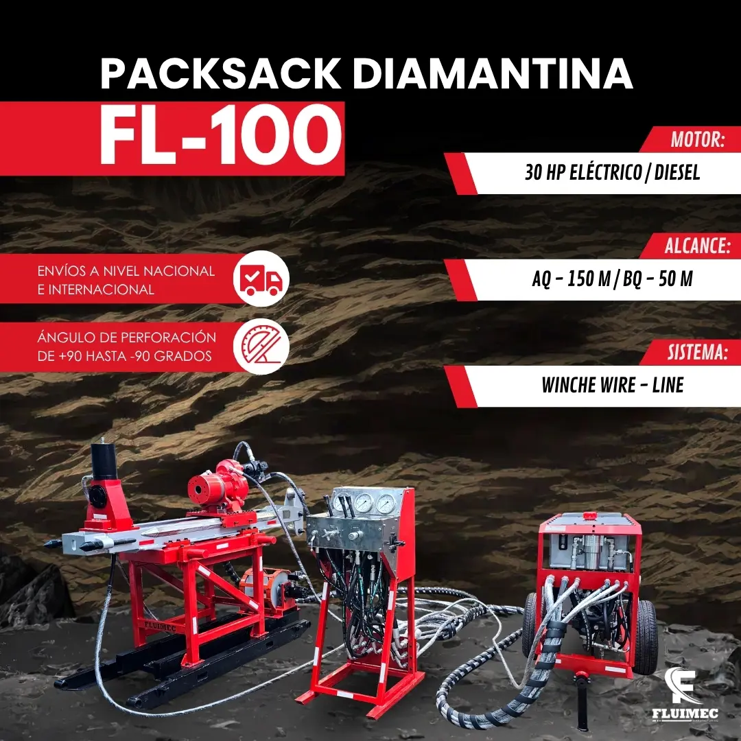 PACKSACK DIAMANTINA FL100 mineria 