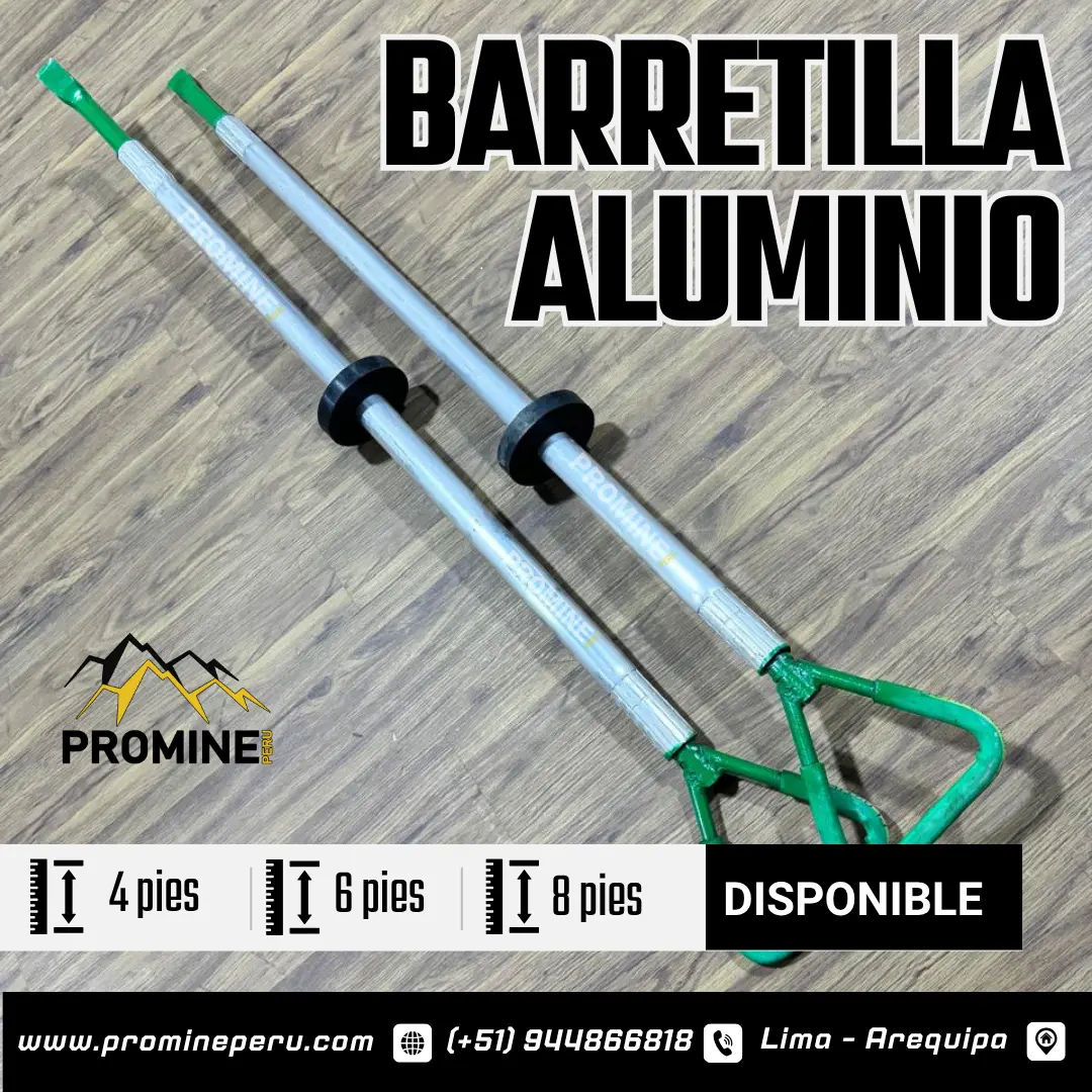Barretilla de Aluminio Punta Angular y Lápiz