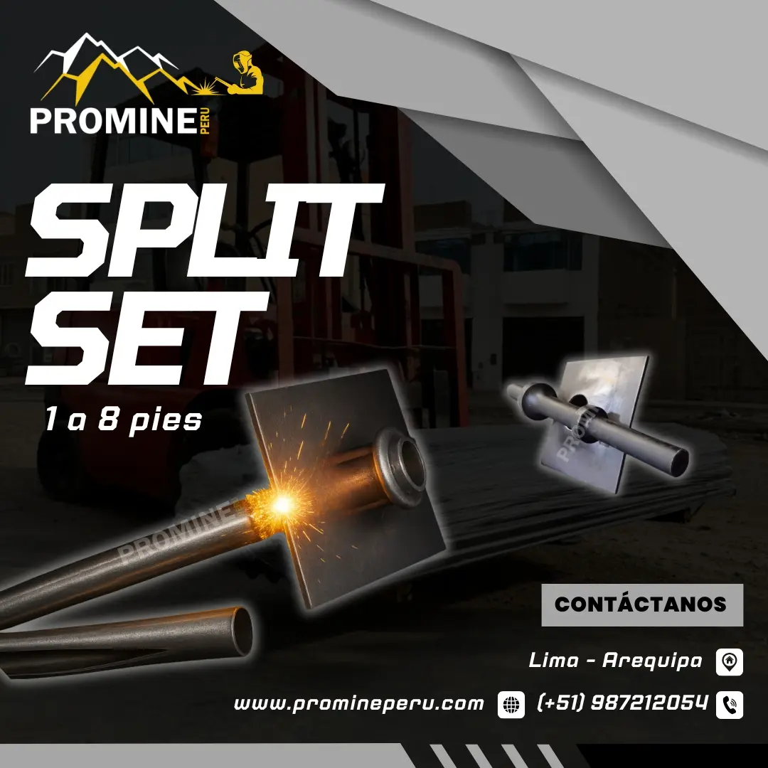 Split Set Anclajes que Garantizan Estabilidad en Cada Avance