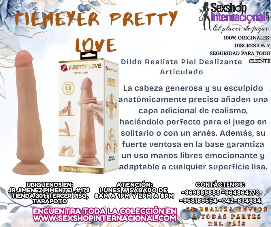 DILDO ARTICULABLE Y PIEL REALISTA EN TARAPOTO SEXTOYS