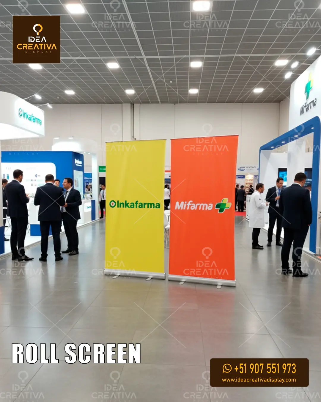 Roll Screen Retráctil. El Display Más Rápido y Portátil