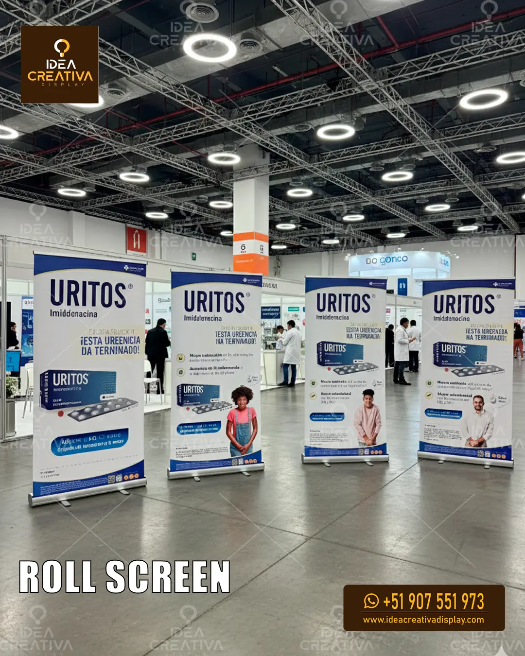 Roll Screen Retráctil. El Display Más Rápido y Portátil
