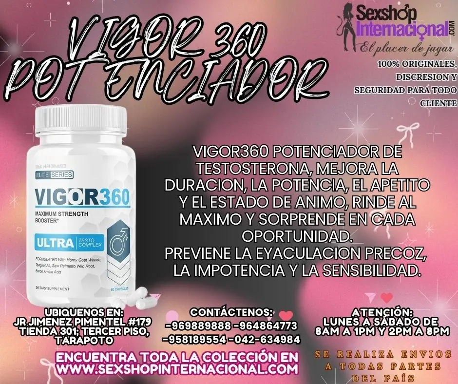 VIGOR360 SUPLUMENTO QUE MEJORA LA DURACION HASTA 40MIN TARAP