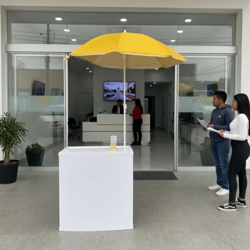 Módulo de Promoción 2 en 1 Counter Sombrilla 