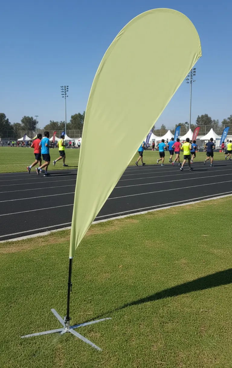 Banderola Publicitaria Máxima Altura y Visibilidad Exterior