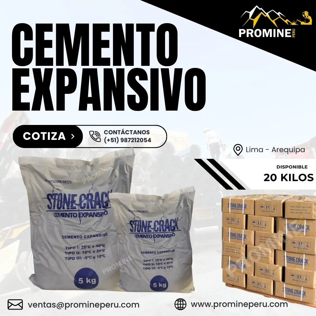Cemento Expansivo Precisión en Cada Grieta