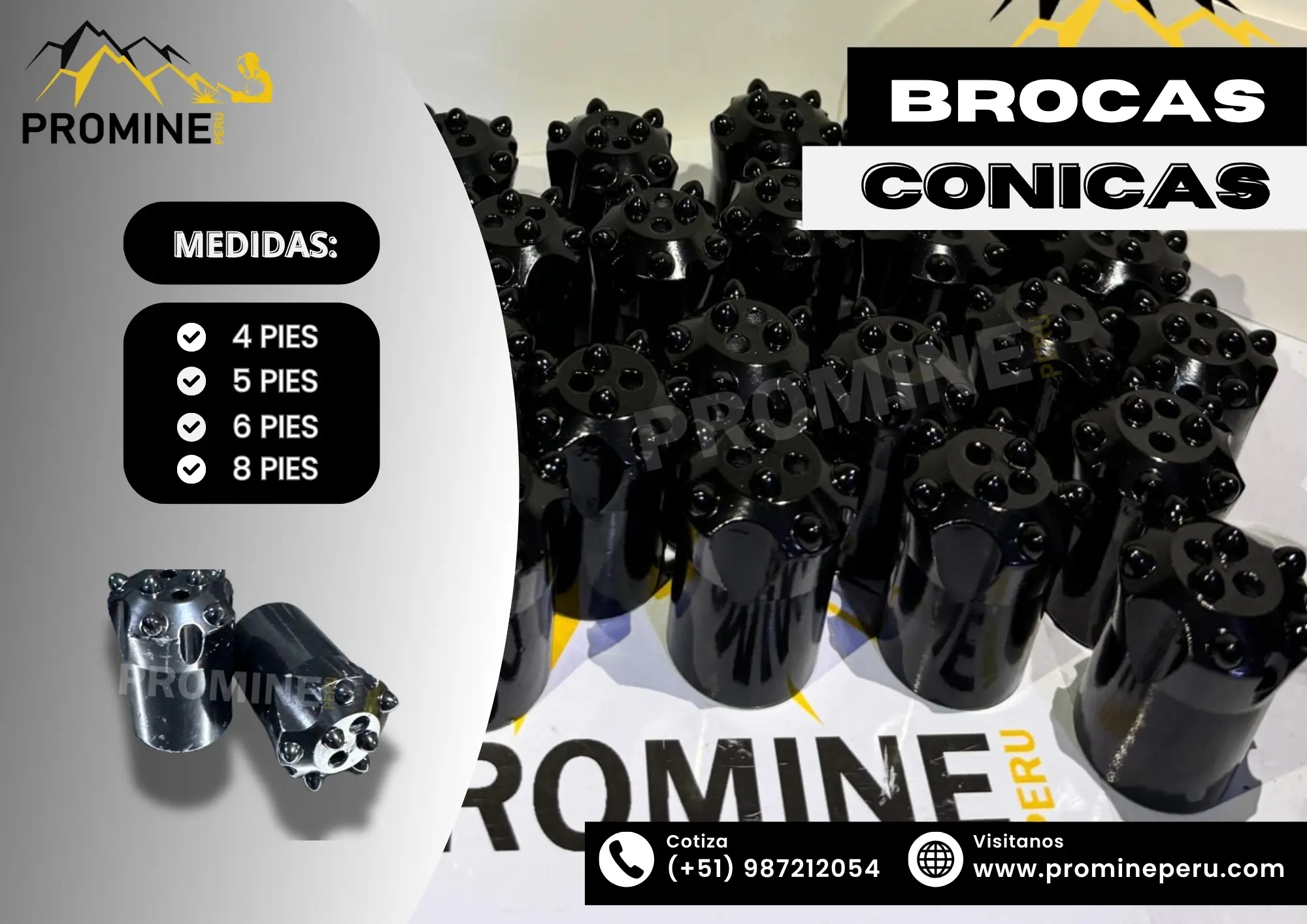 Brocas Cónicas El Poder Cónico para un Avance Más Rápido