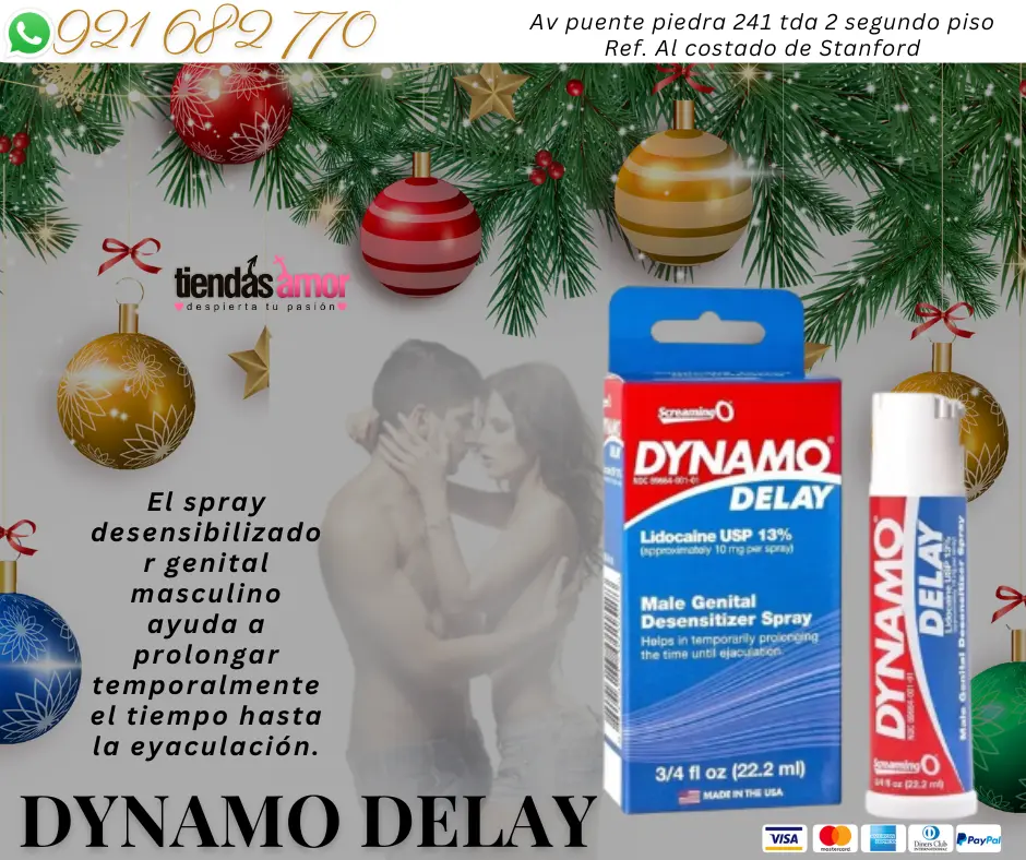 Dynamo Delay juguetes Lubricantes Retardantes Potencia Sexu