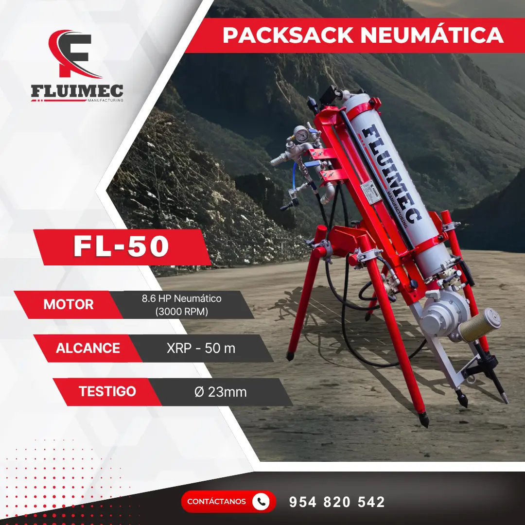 PACKSACK NEUMÁTICA FL50 MINERIA 
