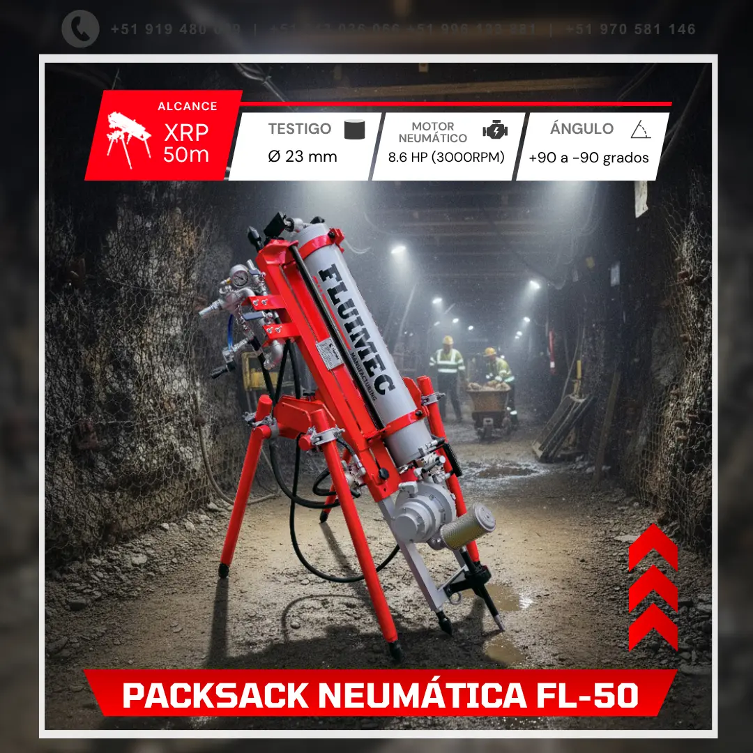 PACKSACK NEUMÁTICA FL50 MINERIA 