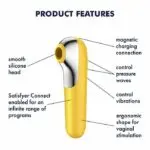 VIBRADOR SATISFYER DUAL LOVE DORADO