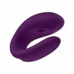 A-VIBRADOR SATISFYER INTELIGENTE DOBLE JOY LILA