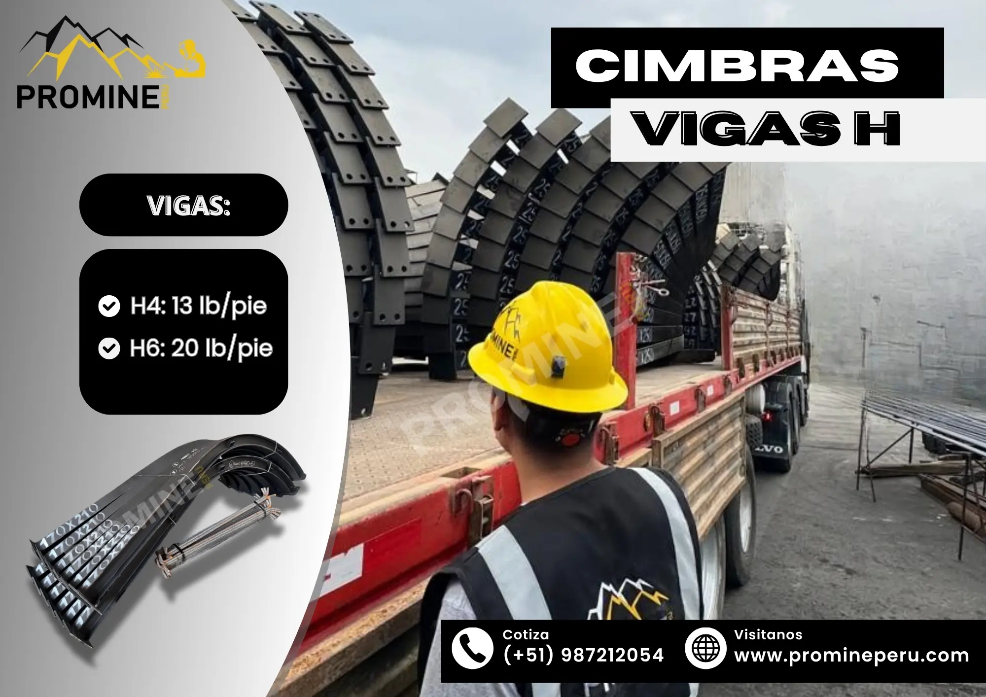 Cimbras H4 y H6 Estabilidad y Eficiencia en la Construccion