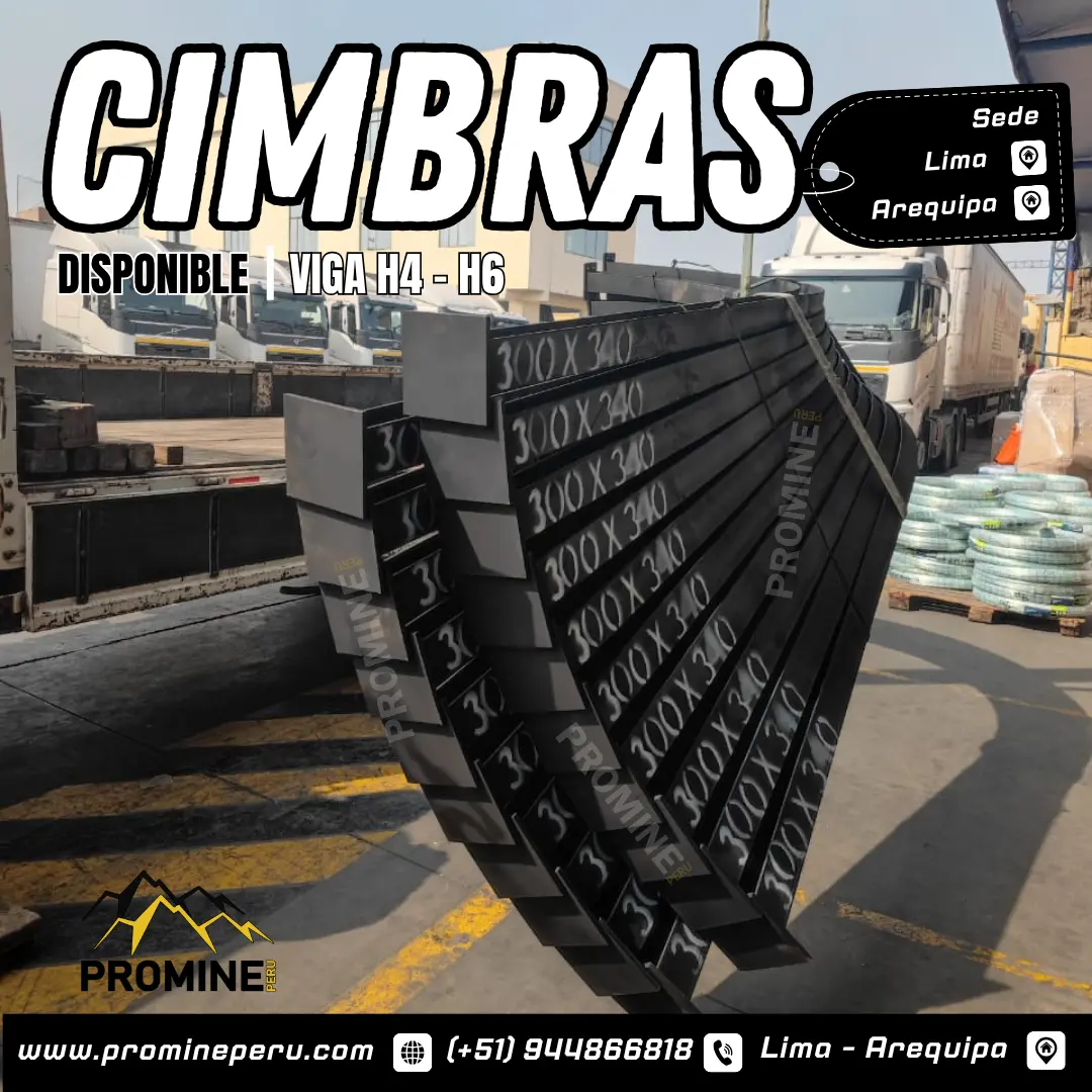 Cimbras para Minería Arcos Viga H