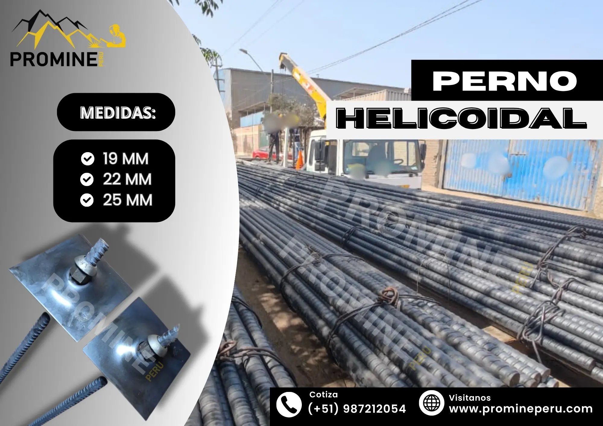 Perno Helicoidal Seguridad Inmediata