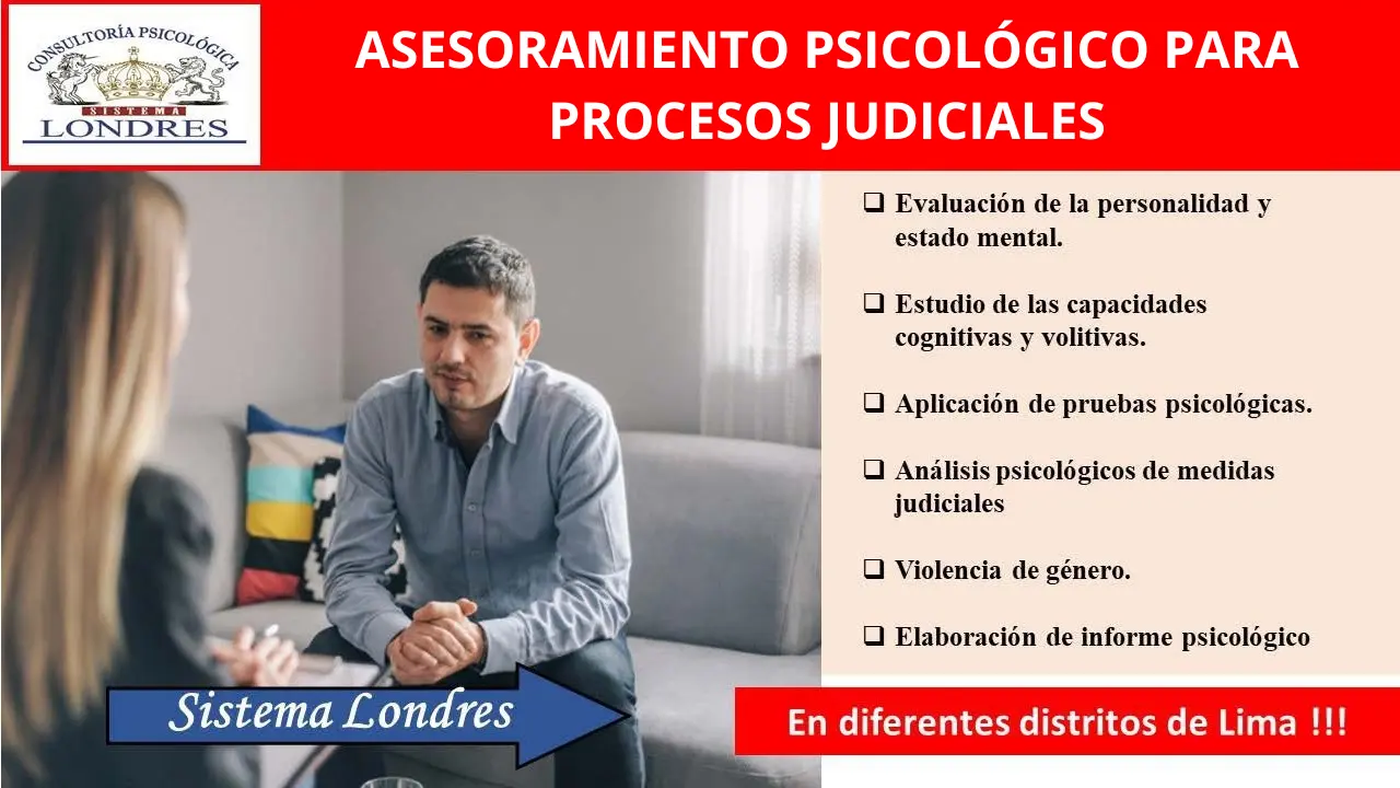 ASESORAMIENTO PSICOLÓGICO PARA PROCESOS JUDICIALES