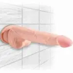 A-CONSOLADOR KING COCK PLUS 5 DE TRIPLE DENSIDAD CON BOLAS