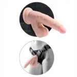 A-CONSOLADOR KING COCK PLUS TRIPLE 6 CON TESTICULO