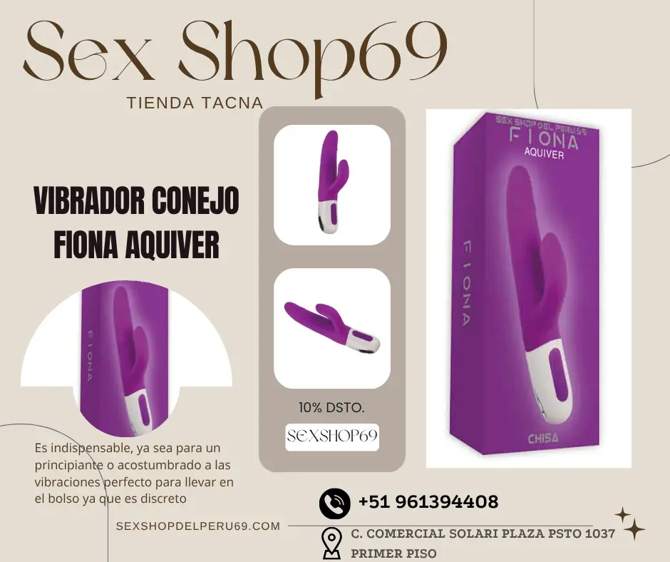 Vibrador conejo Fiona aquiver 