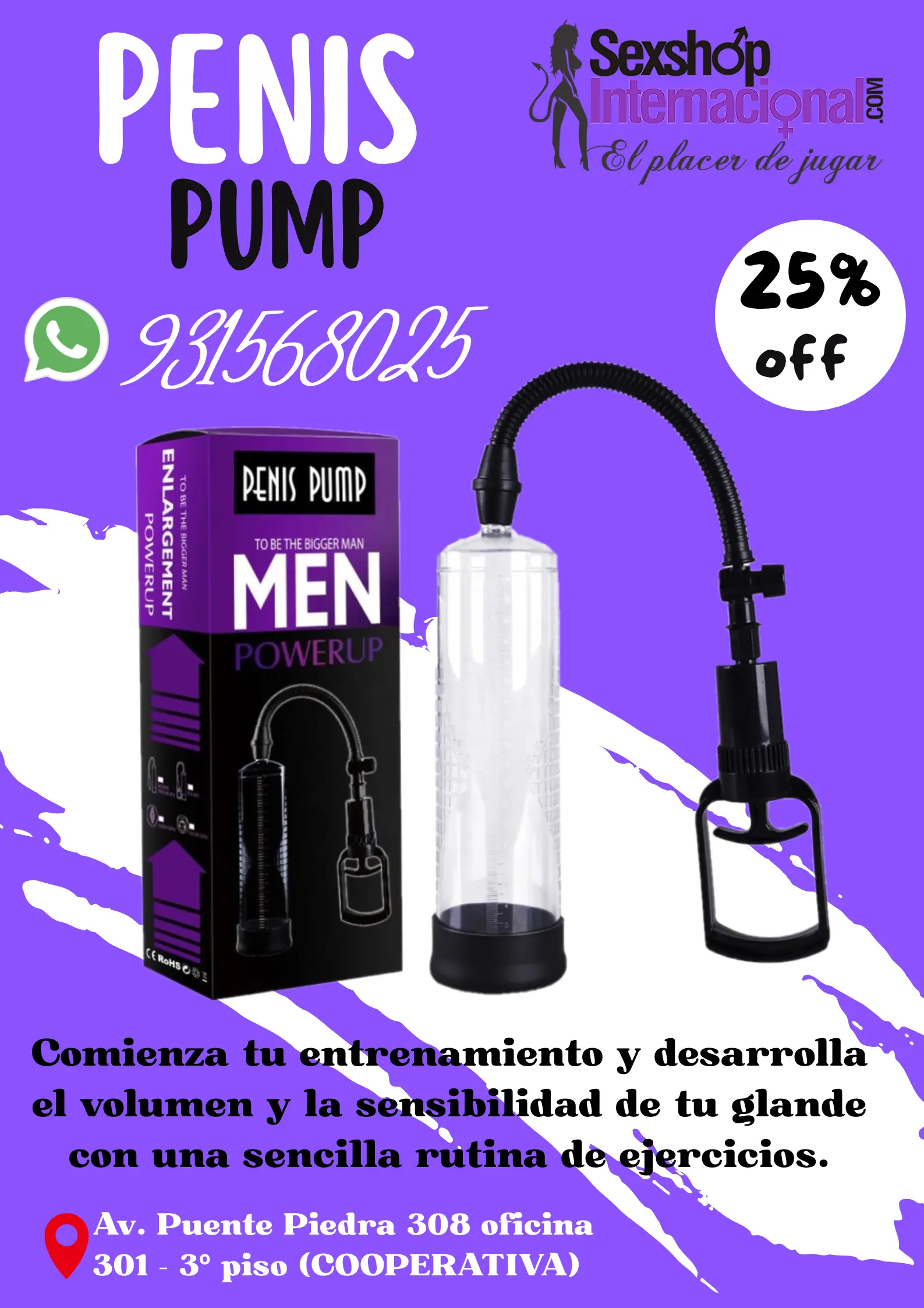 PENIS XL MAS POTENCIA Y MAYOR TAMAÑO DEL MIEMBRO SEXSHOP L