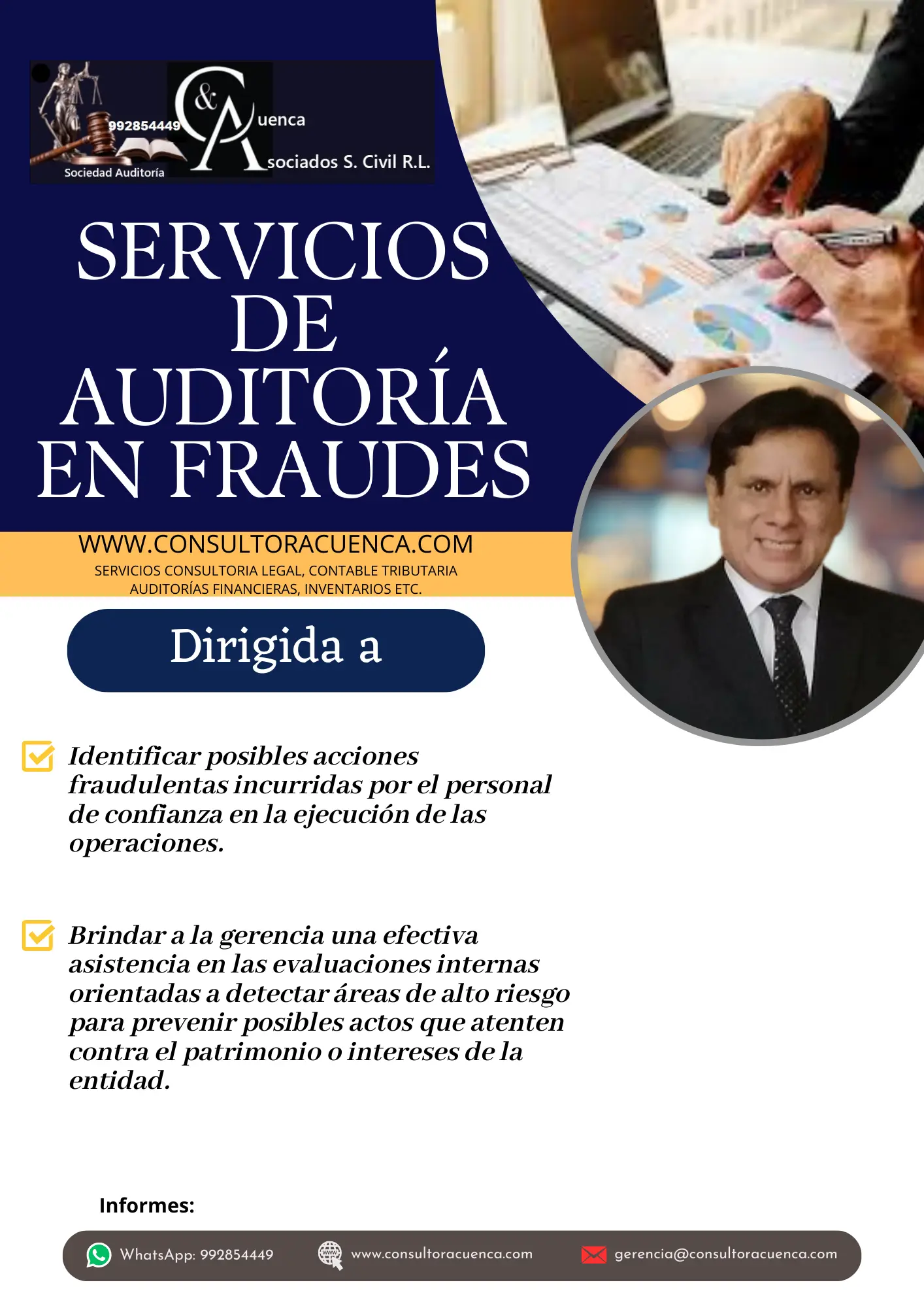  SERVICIOS DE AUDITORÍA EN FRAUDE