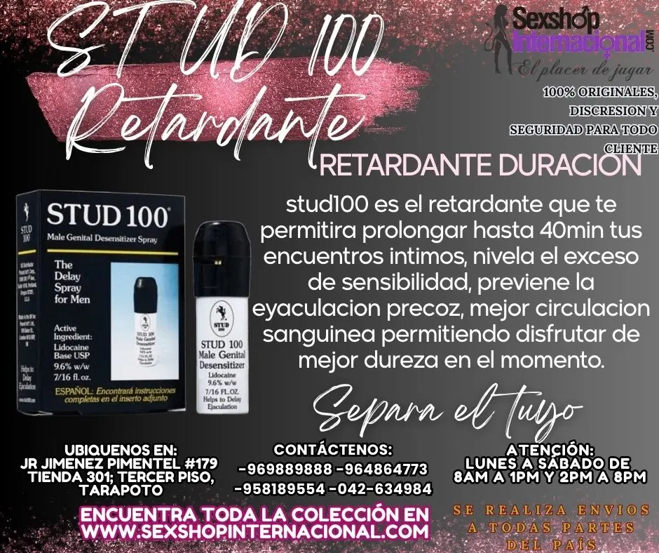 STUD100 DURA HASTA 40MIN SIN PARAR EN TUS ENCUENTROS TARAPOT