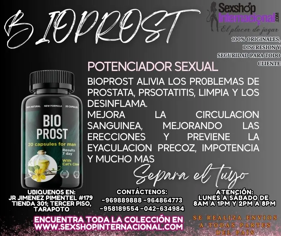 BIOPROST MEJORA LOS PROBLEMAS DE PROSTATA Y MEJORA LA INTIMD