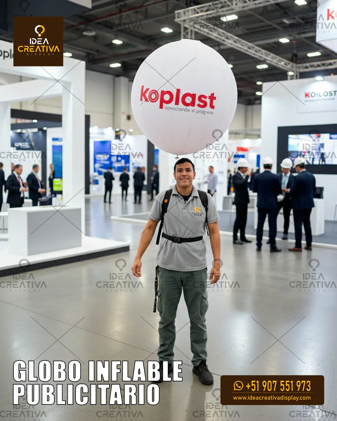 Globo Publicitario LLEVA TU MARCA TU CLIENTE 