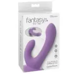 VIBRADOR FANTASY DOBLE PLACER PURPURA