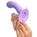 VIBRADOR FANTASY DOBLE PLACER PURPURA