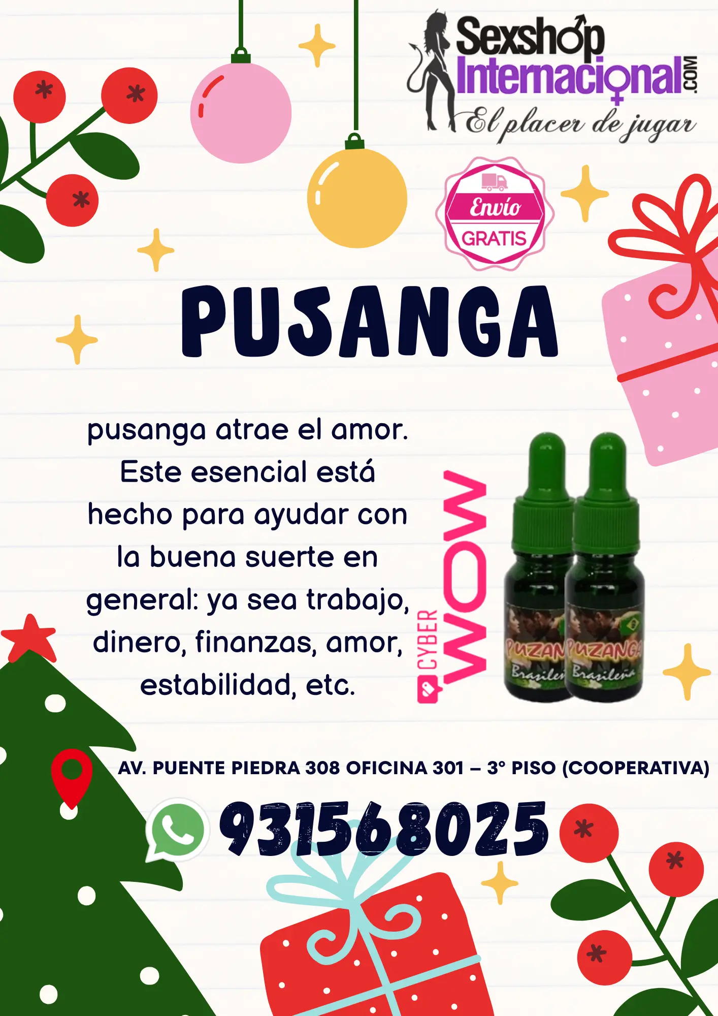 PUSANGA AMAZONICA PARA EL AMOR SEXSHOP LIMA