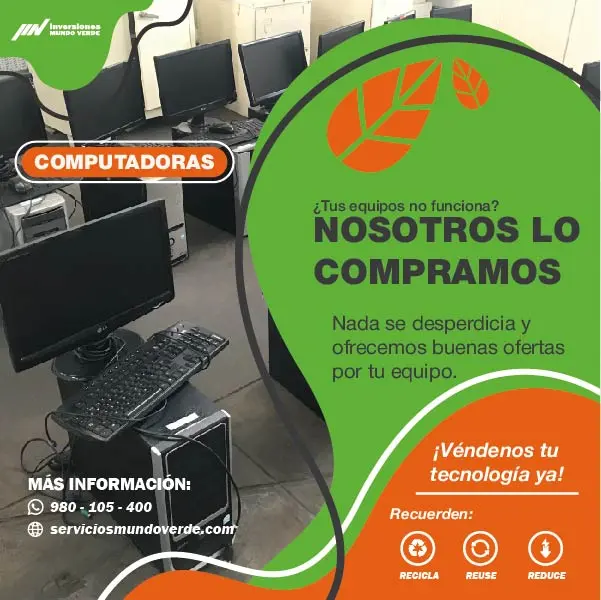 Retiro Gratuito de Equipos en Desuso en Toda Lima