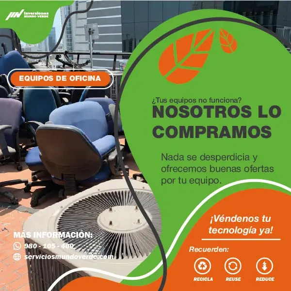 Un Servicio Sostenible para tu Tecnología Vieja