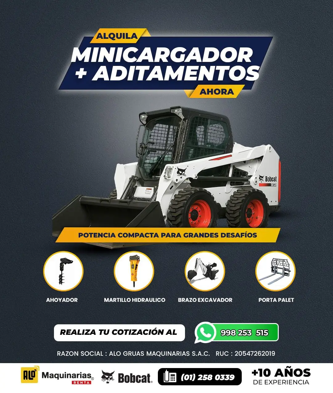 Alquiler de maquinaria pesada para obras y construcción