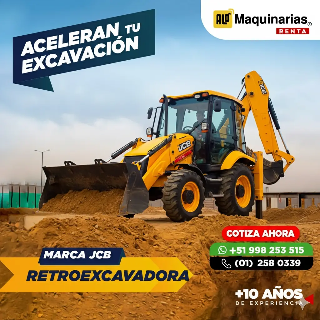 Alquiler de maquinaria pesada para obras y construcción