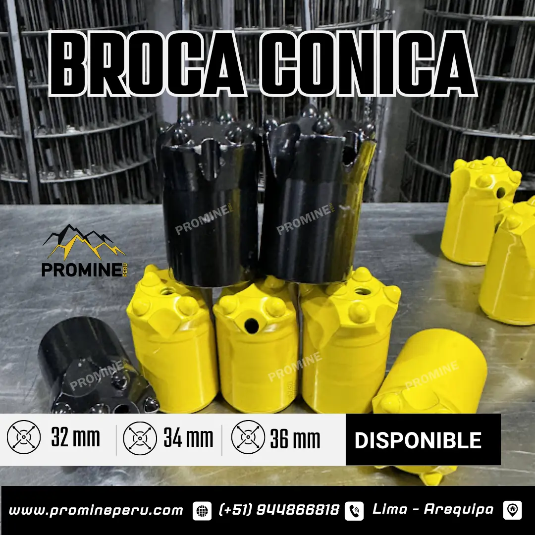 BROCA CÓNICA 7 BOTONES Alternativa Económica