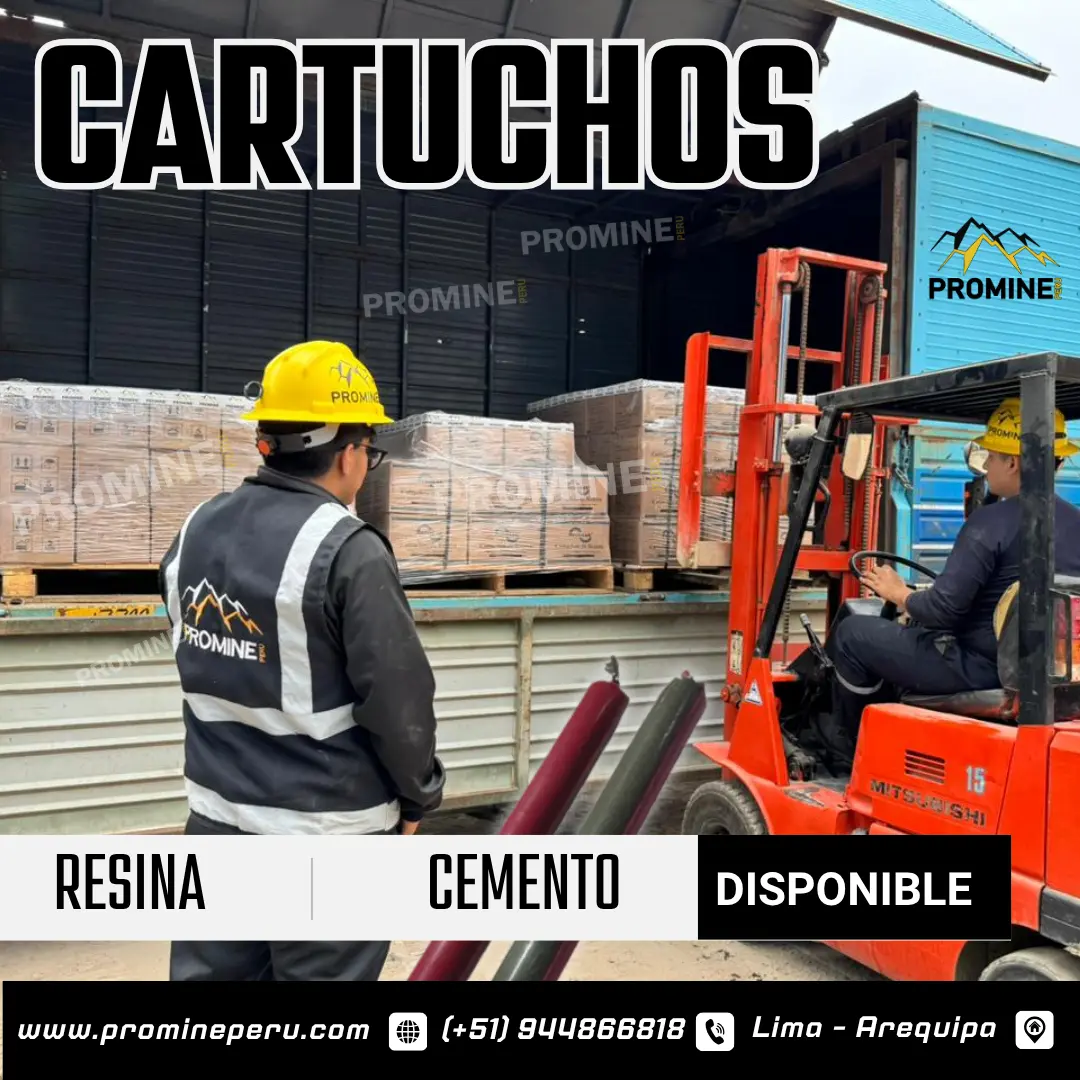 CARTUCHOS DE RESINA CEMENTO Anclaje Químico