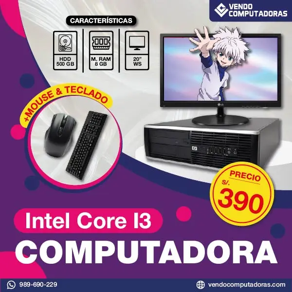  PC Intel Core i3 para Oficina