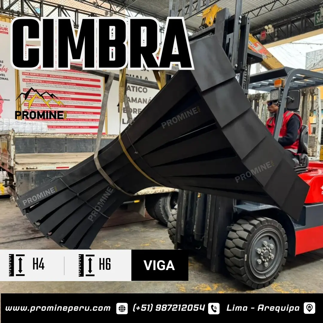 Vigas H4 y H6 para Cimbra Control Total en Carga 