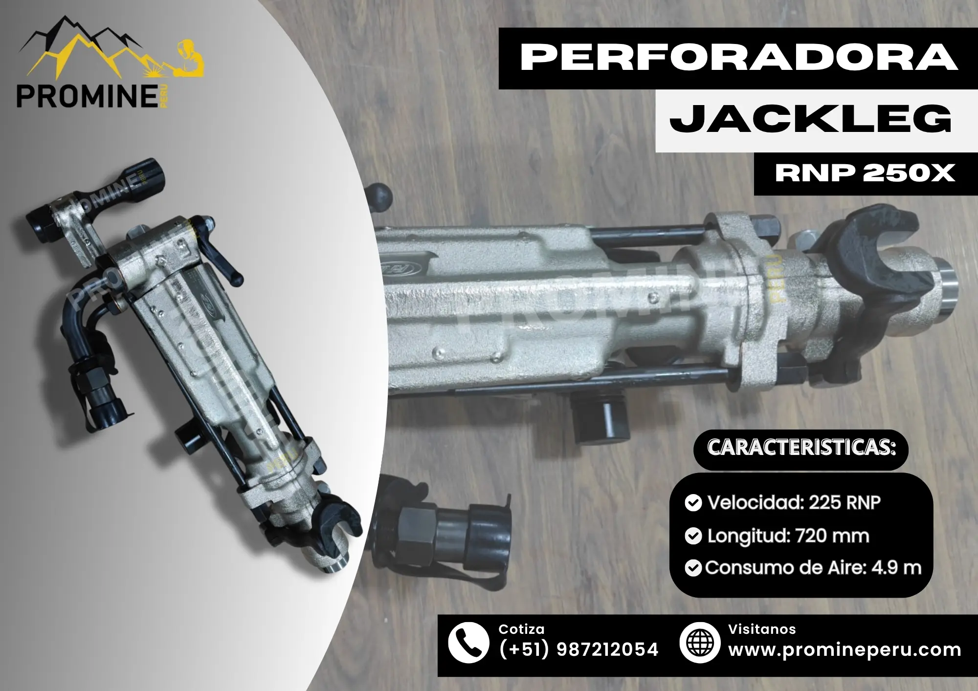 Jackleg RNP 250X El Estándar de Alto Desempeño