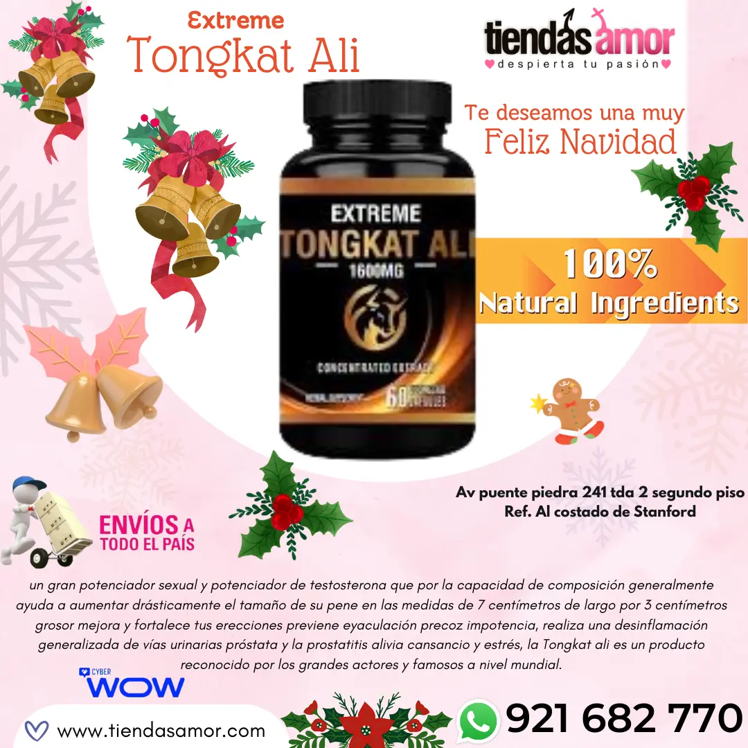 Tongkat Ali Extreme juguetes lubricantes retardantes pote