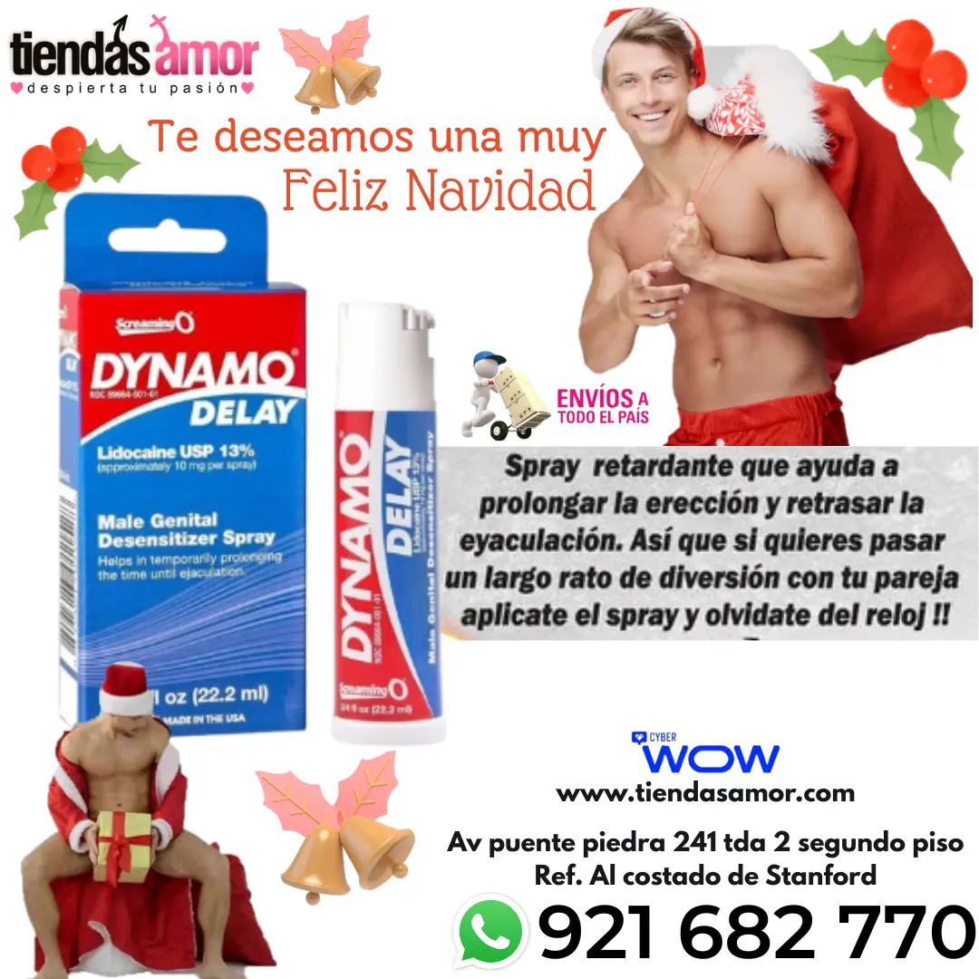 Dynamo Delay Spray para hombres juguetes lubricantes reta