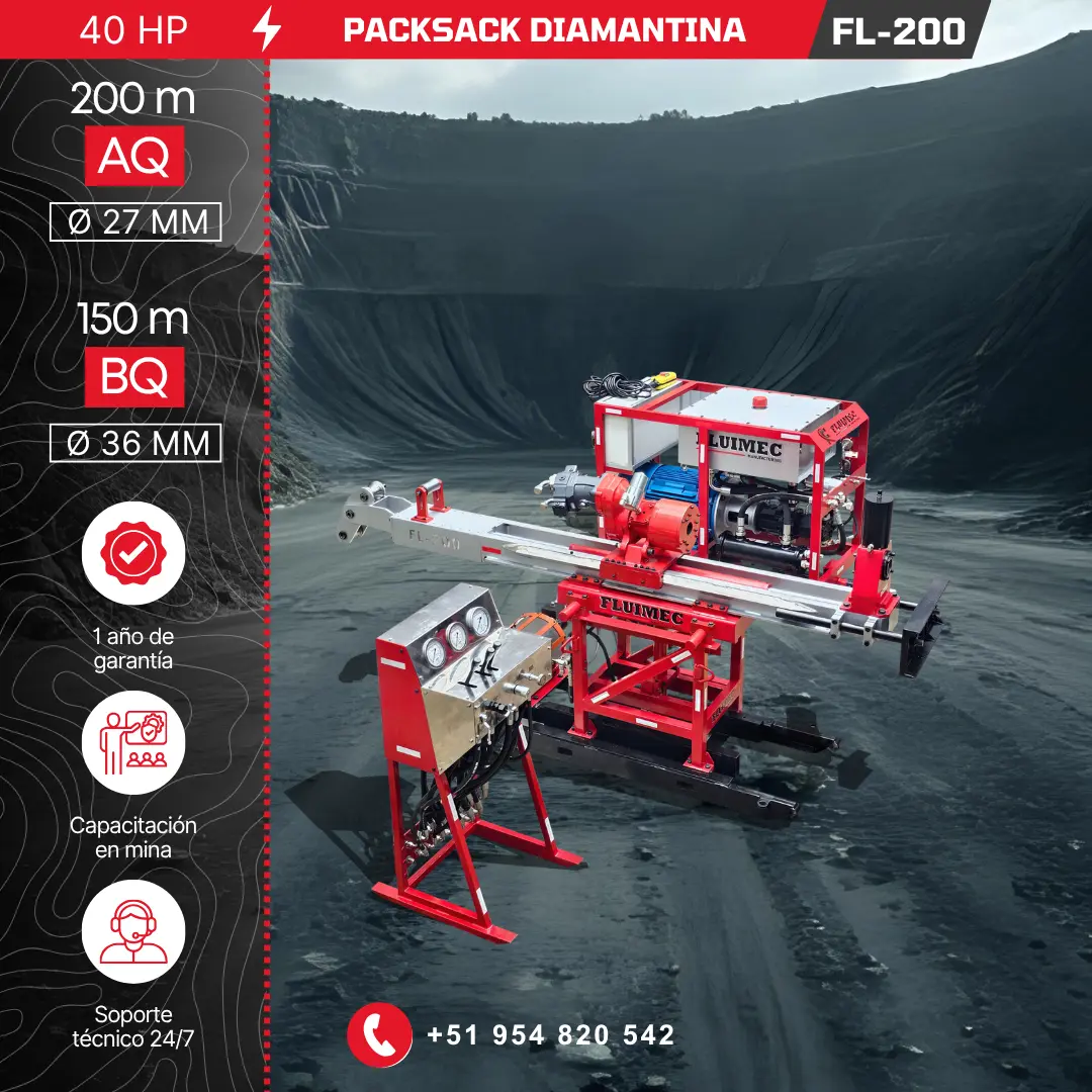 PACKSACK DIAMANTINA FL-200 mineria 