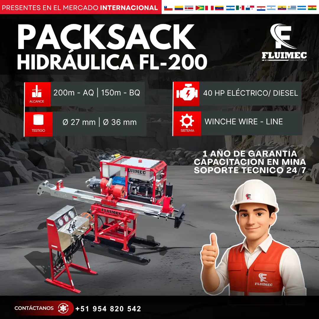 PACKSACK DIAMANTINA FL-200 mineria 