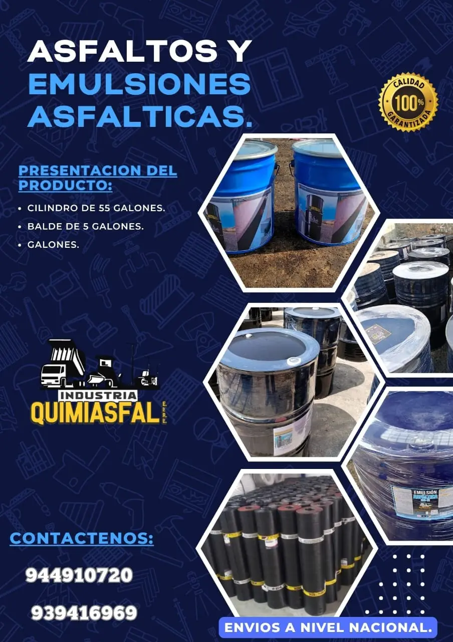 EL ASFALTO QUE TU OBRA NECESITA ESTÁ AQUÍ