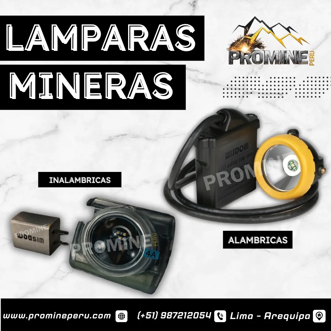 Lampara Minera 4A-KL Potencia Lumínica para Zonas de Riesgo