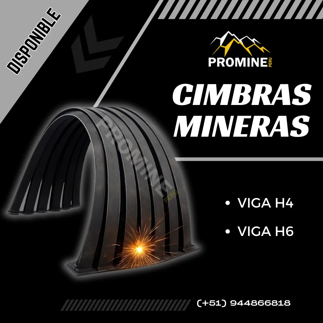 Cimbras en Viga H Arco Minero